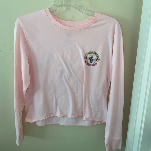 Tops - pink billabong long sleeve